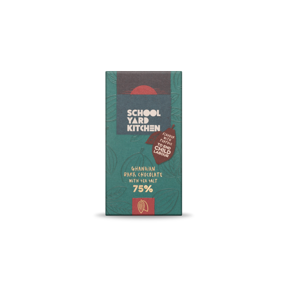 Ghanaian Dark Chocolate with Sea Salt 75%