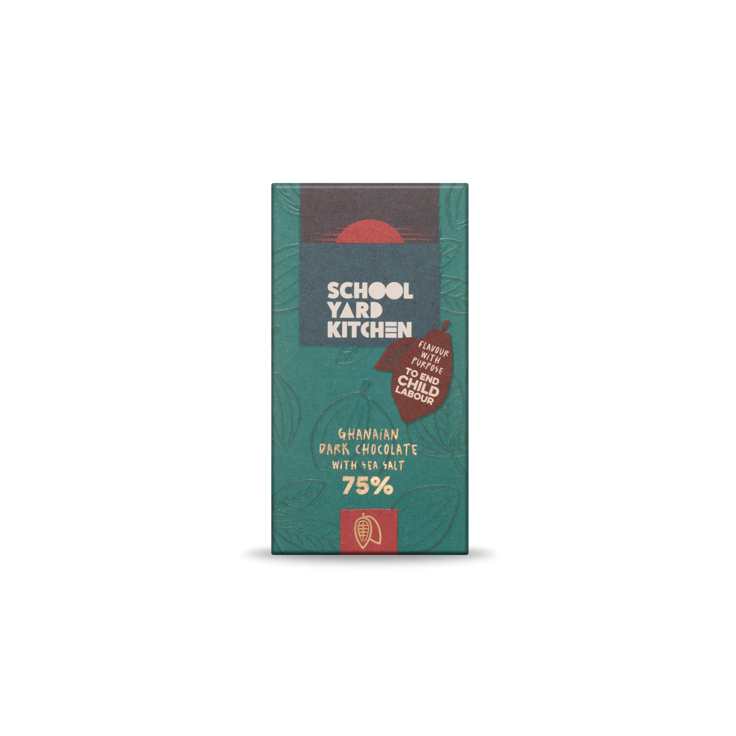 Ghanaian Dark Chocolate with Sea Salt 75%