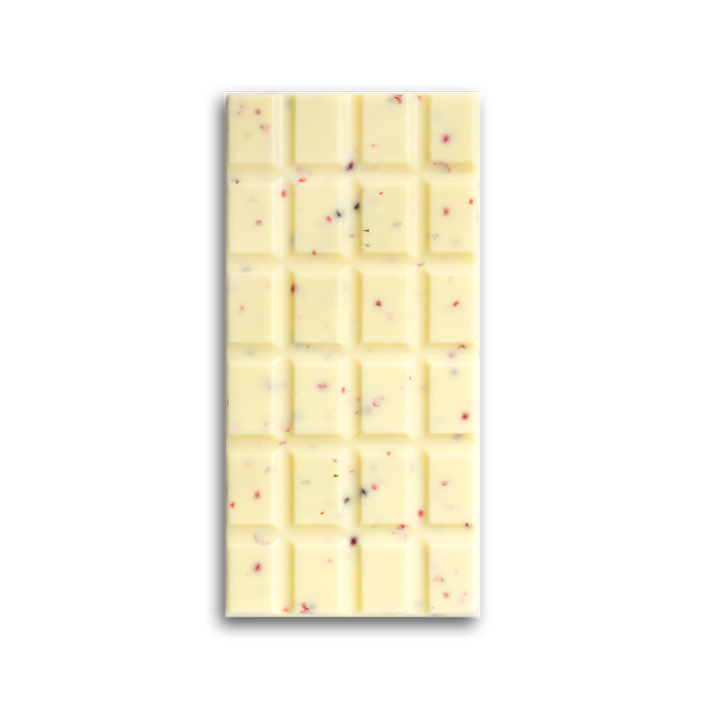 Floral Pink Peppercorn White Chocolate
