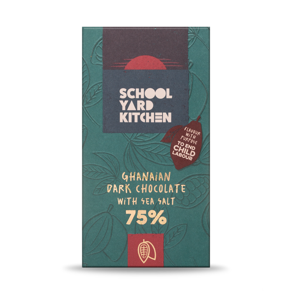 Ghanaian Dark Chocolate with Sea Salt 75%