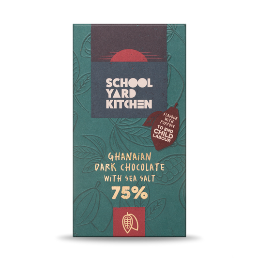 Ghanaian Dark Chocolate with Sea Salt 75%