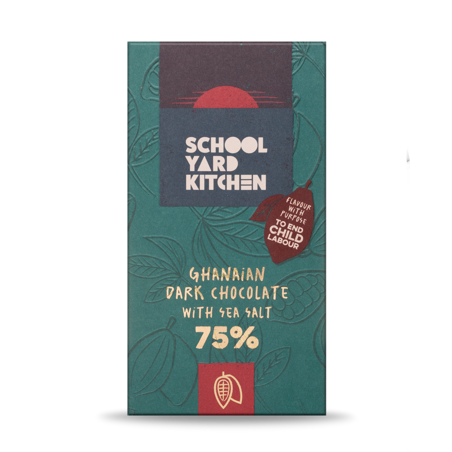 Ghanaian Dark Chocolate with Sea Salt 75%