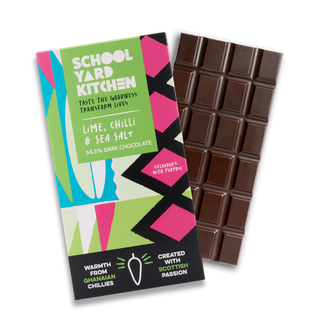 Lime, Chilli & Sea Salt 54.5% Dark Chocolate